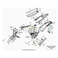 Beta RR50 Motard 24 Verkleidung/Sitzbank/Tank 1