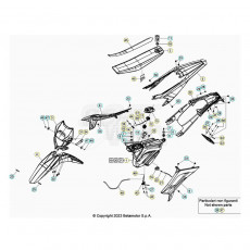 Beta RR50 Sport 24 Verkleidung/Sitzbank/Tank 1