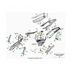 Beta RR50RC 21 Verkleidung/Sitzbank/Tank 1