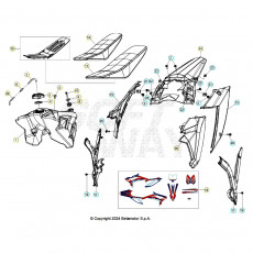 Beta RR300RC 25 Verkleidung/Sitzbank/Tank 1