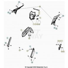 Beta Xtrainer250 24 Verkleidung/Sitzbank/Tank 1