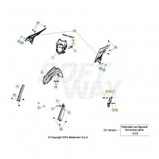 Beta Xtrainer300 25 Verkleidung/Sitzbank/Tank 1