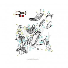 Beta Alp X 350 25 Verkleidung/Sitzbank/Tank 2