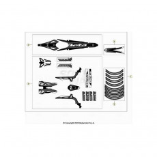 Beta EVO125 21 Verkleidung/Sitzbank/Tank 2