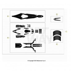 Beta EVO125 24 Verkleidung/Sitzbank/Tank 2