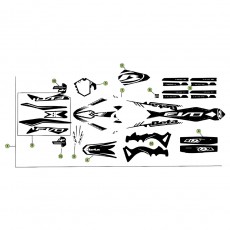 Beta  EVO125 Factory 13 Verkleidung/Sitzbank/Tank 2