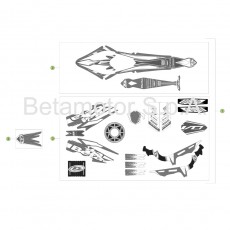 Beta  EVO125 Factory 16 Verkleidung/Sitzbank/Tank 2