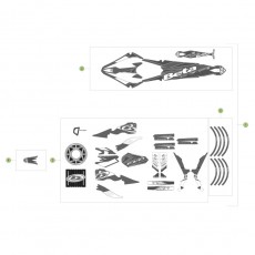 Beta  EVO125 Factory 17 Verkleidung/Sitzbank/Tank 2