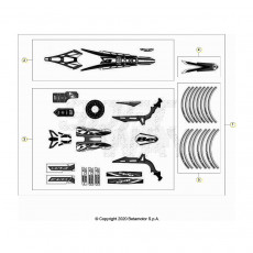 Beta EVO200 Factory 21 Verkleidung/Sitzbank/Tank 2