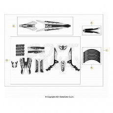 Beta EVO200 22 Verkleidung/Sitzbank/Tank 2