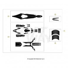 Beta EVO200 24 Verkleidung/Sitzbank/Tank 2