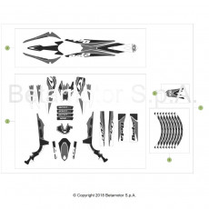 Beta EVO250 19 Verkleidung/Sitzbank/Tank 2