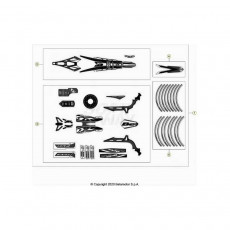 Beta  EVO250 Factory 21 Verkleidung/Sitzbank/Tank 2