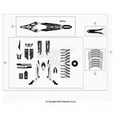 Beta  EVO250 Factory 23 Verkleidung/Sitzbank/Tank 2