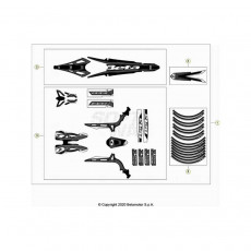 Beta EVO300 2T 21 Verkleidung/Sitzbank/Tank 2