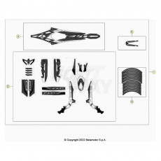 Beta EVO300 2T 23 Verkleidung/Sitzbank/Tank 2