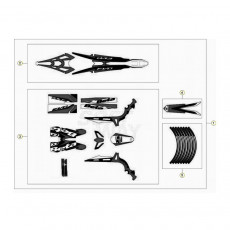 Beta EVO300 4T 20 Verkleidung/Sitzbank/Tank 2