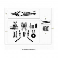 Beta EVO300 Factory 22 Verkleidung/Sitzbank/Tank 2