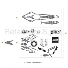 Beta EVO300 Factory 4T 16 Verkleidung/Sitzbank/Tank 2