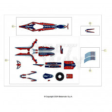 Beta EVO300 Factory 4T 24 Verkleidung/Sitzbank/Tank 2
