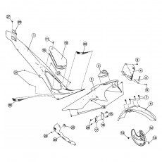 Beta EVO300 14 Verkleidung - Sitzbank - Tank 1