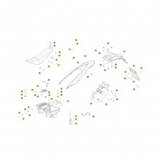 Beta RE125 13-14 Verkleidung/Sitzbank/Tank 2