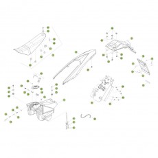 Beta RE125 15 Verkleidung/Sitzbank/Tank 2