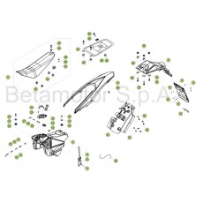 Beta RE125 16 Verkleidung/Sitzbank/Tank 2