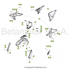 Beta RR125 19 Verkleidung/Sitzbank/Tank 2