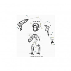 Beta RR125 21 Verkleidung/Sitzbank/Tank 2