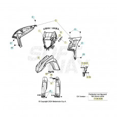 Beta RR125 25 Verkleidung/Sitzbank/Tank 2