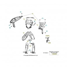 Beta RR125 27 Verkleidung/Sitzbank/Tank 2