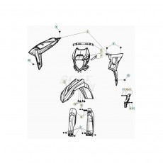 Beta RR125RC 20 Verkleidung/Sitzbank/Tank 2