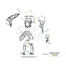 Beta RR200RC 24 Verkleidung/Sitzbank/Tank 2