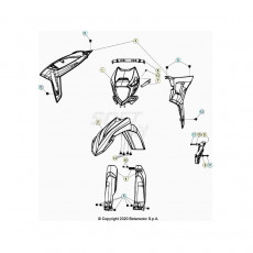 Beta RR250 21 Verkleidung/Sitzbank/Tank 2