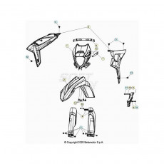 Beta RR250 24 Verkleidung/Sitzbank/Tank 2