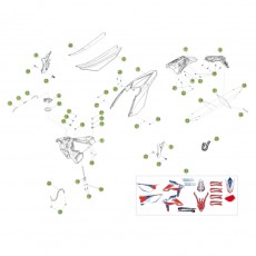 Beta RR250 2T 13 Verkleidung/Sitzbank/Tank 2