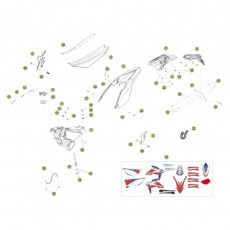 Beta RR250 2T 14 Verkleidung/Sitzbank/Tank 2