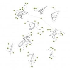 Beta RR250 2T 15 Verkleidung/Sitzbank/Tank 2