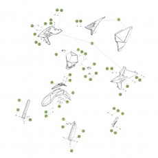 Beta RR250 2T Racing 16 Verkleidung/Sitzbank/Tank 2