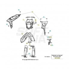 Beta RR250RC 24 Verkleidung/Sitzbank/Tank 2
