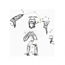 Beta RR300RC 20 Verkleidung/Sitzbank/Tank 2