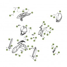Beta RR350 12 Verkleidung - Sitzbank - Tank 2