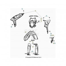 Beta RR350 20 Verkleidung/Sitzbank/Tank 2