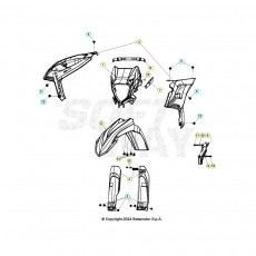Beta RR350 25 Verkleidung/Sitzbank/Tank 2