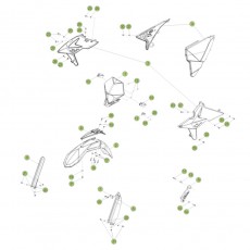 Beta RR350 Racing 13 Verkleidung/Sitzbank/Tank 2