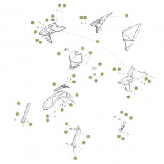 Beta RR350 Racing 16 Verkleidung/Sitzbank/Tank 2