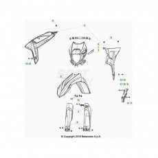 Beta RR390 20 Verkleidung/Sitzbank/Tank 2