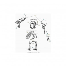 Beta RR390 Racing 23 Verkleidung/Sitzbank/Tank 2