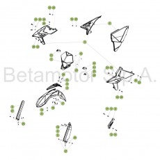 Beta RR430 17 Verkleidung/Sitzbank/Tank 2